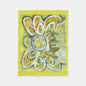 Amor Guardian Angel Art Custom Fleece Blanket (Vorderseite)