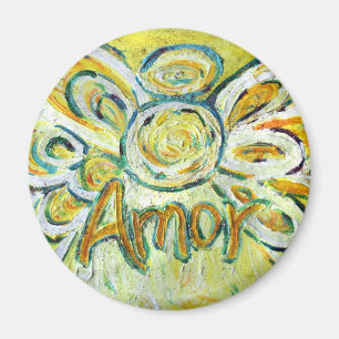 Amor Guardian Angel Word Custom Magnet