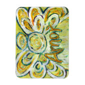 Amor Guardian Angel Word Custom Magnet (Vertikal)