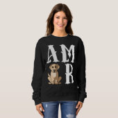 Amor Liebe Labrador Retriever Dog Mama Sweatshirt (Vorne ganz)