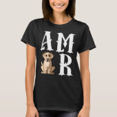 Amor Liebe Labrador Retriever Dog Mama T-Shirt (Vorderseite)