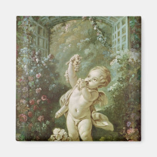 Amor mit Trauben Magnet