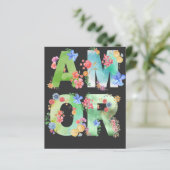 Amor, Niedliche Liebe des Blumenfrühlings Romantis (Stehend Vorderseite)