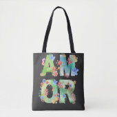 Amor, Niedliche Liebe des Blumenfrühlings Romantis Tasche (Vorderseite)