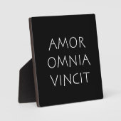 Amor Omnia Vincit Fotoplatte (Vorderseite)