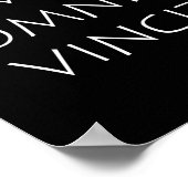 Amor Omnia Vincit Poster (Ecke)