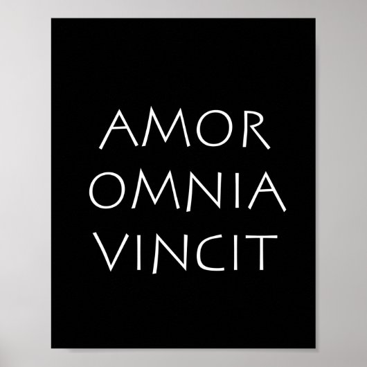 Amor Omnia Vincit Poster (Vorne)
