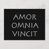 Amor Omnia Vincit Postkarte (Vorderseite)