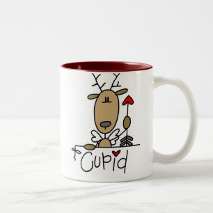 Amor-Ren-Weihnachtst-shirts und -geschenke Zweifarbige Tasse