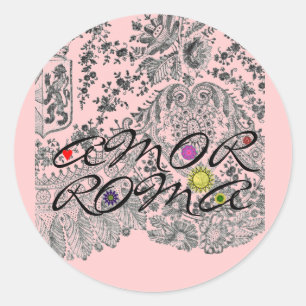 Amor Rom Runder Aufkleber
