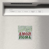 Amor Roma mit grüner Spitze Magnet (In Situ (Geschirrspüler))