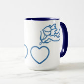 Amor schlägt kundenspezifische Tasse - wählen Sie (VorderseiteRechts)