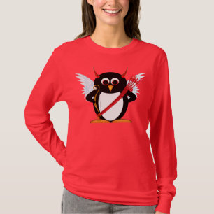Amor schlechtes Penguin™ Valentinstag-Shirt T-Shirt