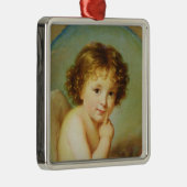 Amor Silbernes Ornament (Rechts)