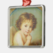 Amor Silbernes Ornament (Links)