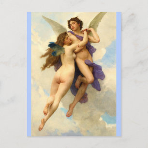 Amor und Psyche - Bouguereau Postkarte