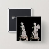 Amor und Psyche, Sevres Gruppe, 1758 Button (Vorne & Hinten)