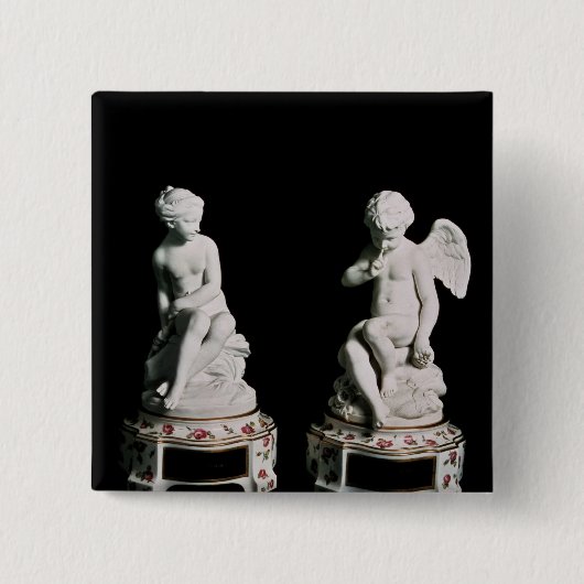 Amor und Psyche, Sevres Gruppe, 1758 Button (Vorderseite)