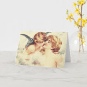 Amor und Psychen-Kuss Karte (Gelbe Blume)