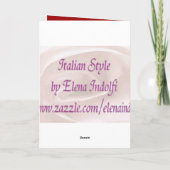 Amor - Valentinstag-Karte Feiertagskarte (Rückseite)