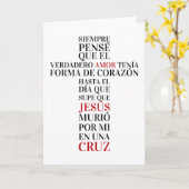 Amor verdadero karte (Gelbe Blume)