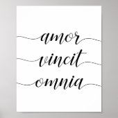 Amor vince omnia poster (Vorne)