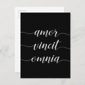 Amor vince omnia postkarte (Vorne/Hinten)