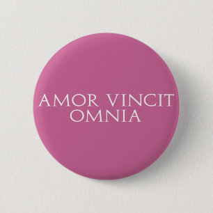 Amor Vincit Omnia Button