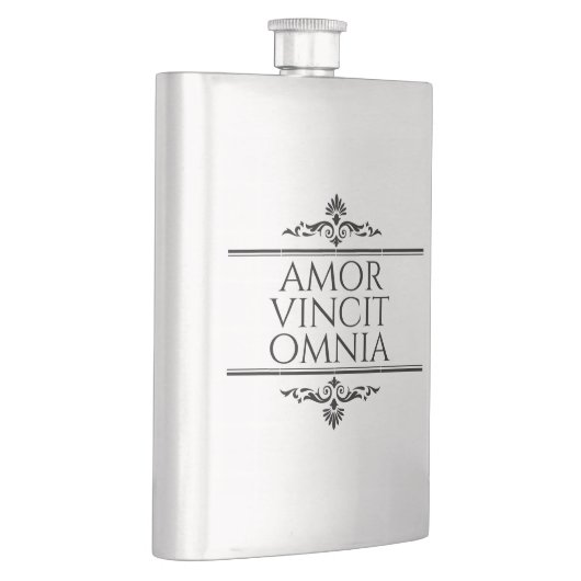 Amor Vincit Omnia Flachmann (Rechts)