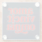 Amor vincit omnia glasuntersetzer (Rückseite)