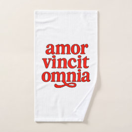 Amor vincit omnia handtuch