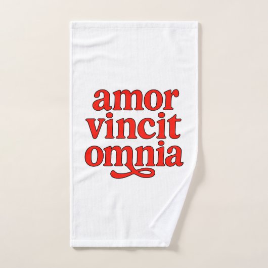 Amor vincit omnia handtuch (Handtuch)