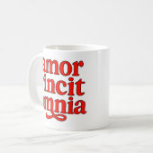 Amor vincit omnia kaffeetasse (Vorderseite Links)
