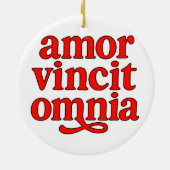 Amor vincit omnia keramik ornament (Hinten)