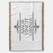 Amor Vincit Omnia Liebe erobert alle lateinischen  Decke (Vorderseite Vertikal)