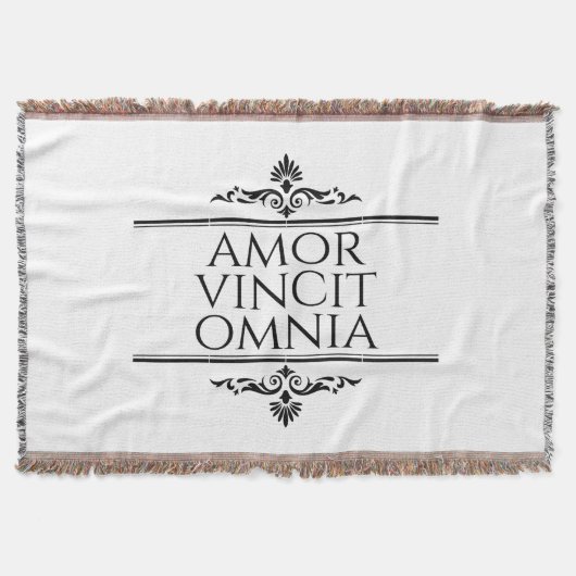 Amor Vincit Omnia Liebe erobert alle lateinischen  Decke (Vorderseite)