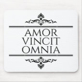 Amor Vincit Omnia Liebe erobert alle lateinischen Mousepad (Vorne)