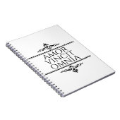 Amor Vincit Omnia Liebe erobert alle lateinischen Notizblock (Rechte Seite)