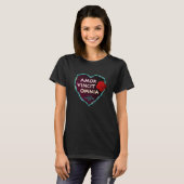 Amor Vincit Omnia Liebe T - Shirt (Vorne ganz)