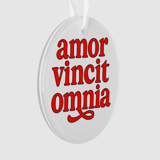 Amor vincit omnia ornament (Vorderseite)