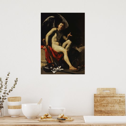 AMOR VINCIT OMNIA POSTER (Küche)