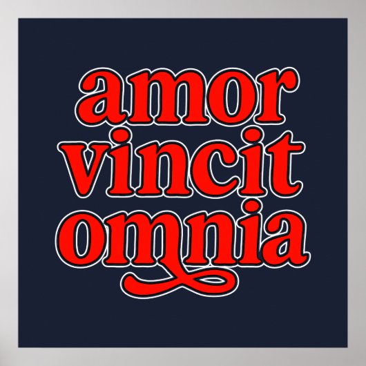 Amor vincit omnia poster (Vorne)
