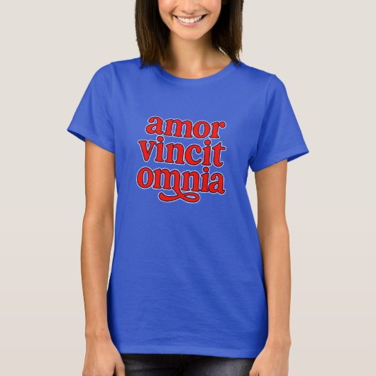 Amor vincit omnia T-Shirt (Vorderseite)