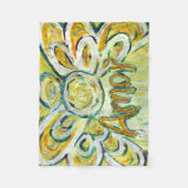 Amor Word Guardian Angel Custom Fleece Blanket (Vorderseite)
