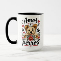 Amor y Perros Lustiges Hunde-Liebhaber-Design