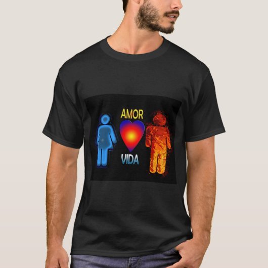 amor y vida T-Shirt (Vorderseite)