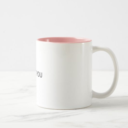 Amor Zweifarbige Tasse (Rechts)