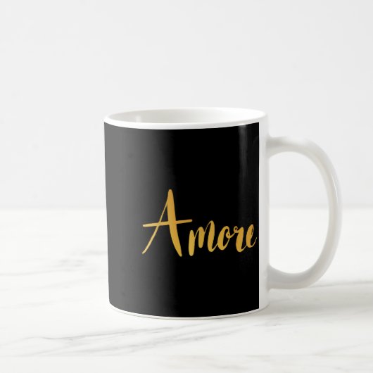 Amore - Italian Love Valentine's Day Kaffeetasse (Rechts)