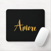 Amore - Italian Love Valentine's Day Mousepad (Mit Mouse)
