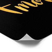 Amore - Italian Love Valentine's Day  Poster (Ecke)